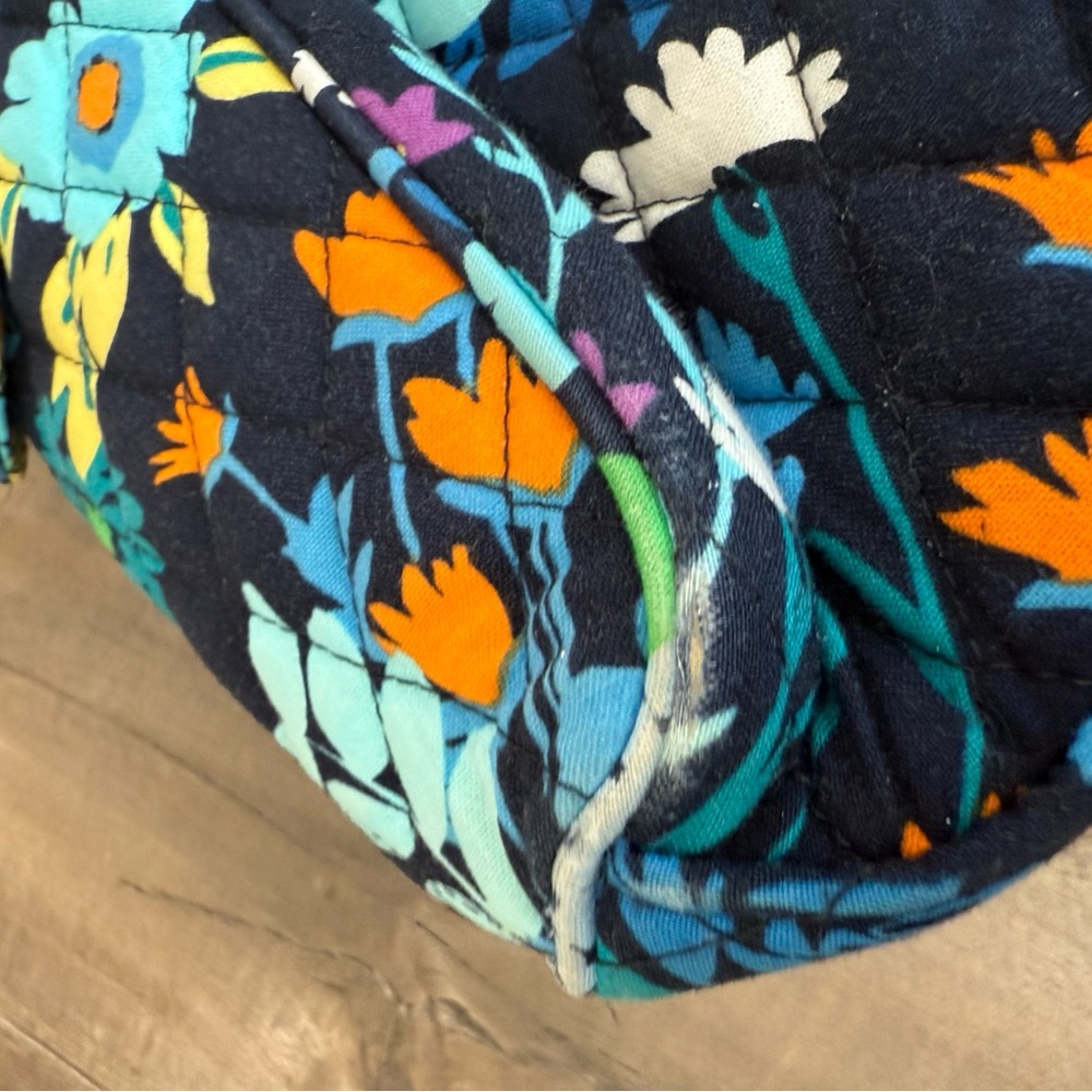 Vera Bradley Midnight Garden Medium Shoulder Bag Floral Colorful Quilted Read - Picture 4 of 13